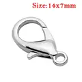 Rhodium 14x7mm