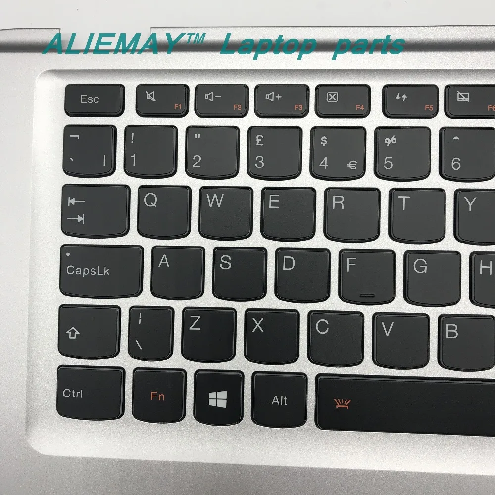 Части ноутбука для LENOVO YOGA 2 13 Yoga2-13 Упор для рук с подсветкой английская клавиатура серебро 90205142 черный 90205173
