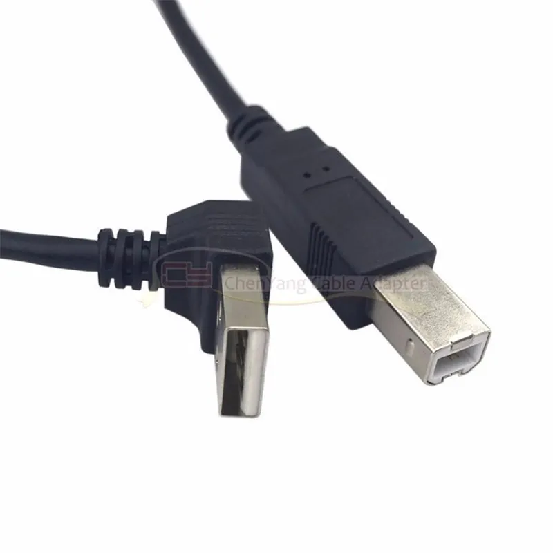 Кабель для принтера сканера жесткого диска 20 см под углом 90 градусов USB 2 0|scanner