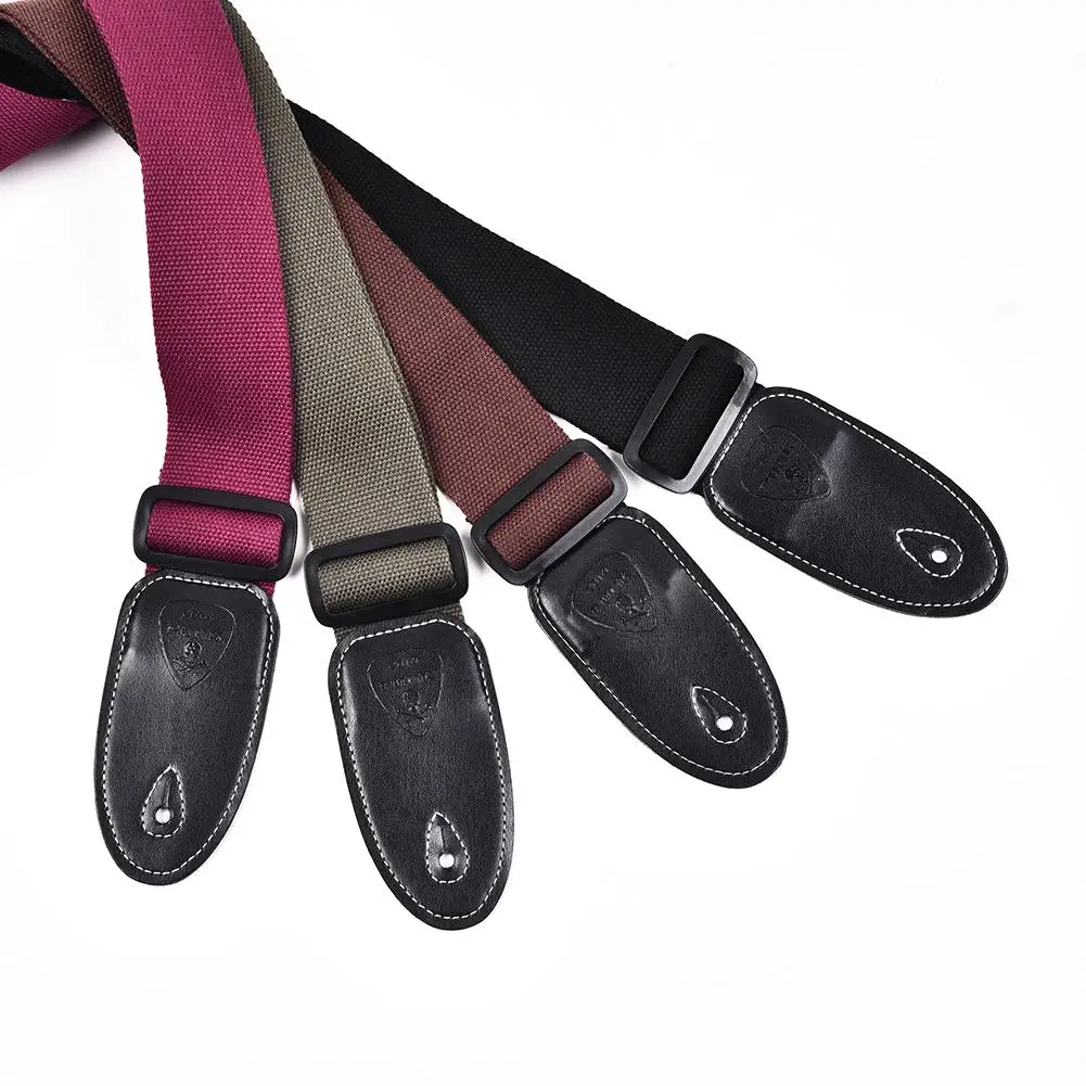 Guitar Strap Strap for Folk Guitar & Acoustic Guitar New Strap with PU