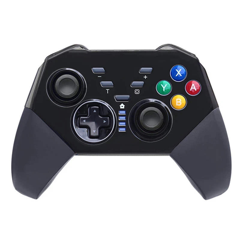 Bluetooth беспроводной Pro контроллер Joypad пульт дистанционного управления геймпад для Nintendo Switch Pro консоль для NS для ПК контроллер игровой джойстик - Цвет: Черный