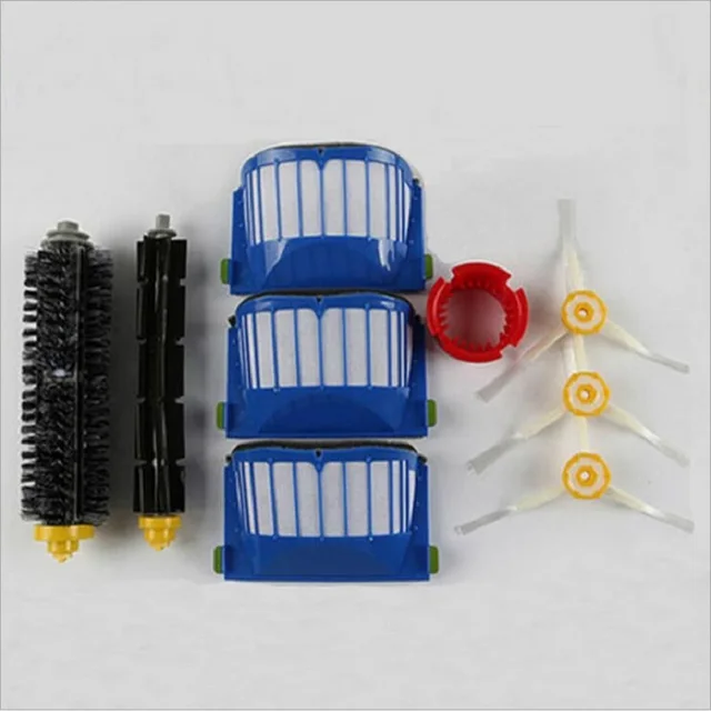 Replacement Brush Filter Kit for iRobot Roomba Aerovac 600/700series-in