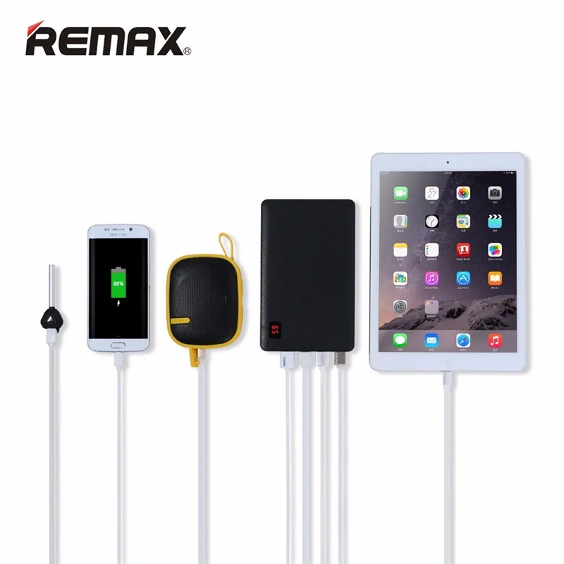 Original Remax Mobile power bank 30000 mAh 4 USB External Battery Charger universal 2 USB power Bank 10000mAh portable charger Original Remax Mobile power bank 30000 mAh 4 USB External Battery Charger universal 2 USB power Bank 10000mAh portable charger