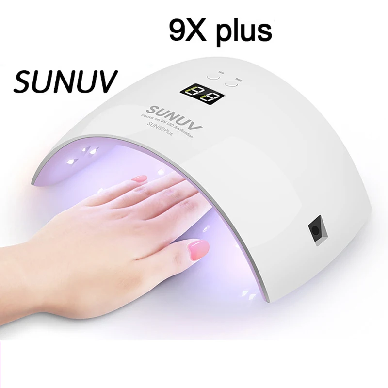 SUNUV SUN9x Plus Nail Dryer for Gel Polish 36W UV Lamp for Nails LED Lamp Curing Light Nail Art Machine Tools with LCD Timer-2