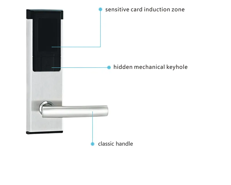 Электрический замок электронный RFID карта дверной замок с ключом для дома отель квартира офис защелка с Deadbolt lkA310SG