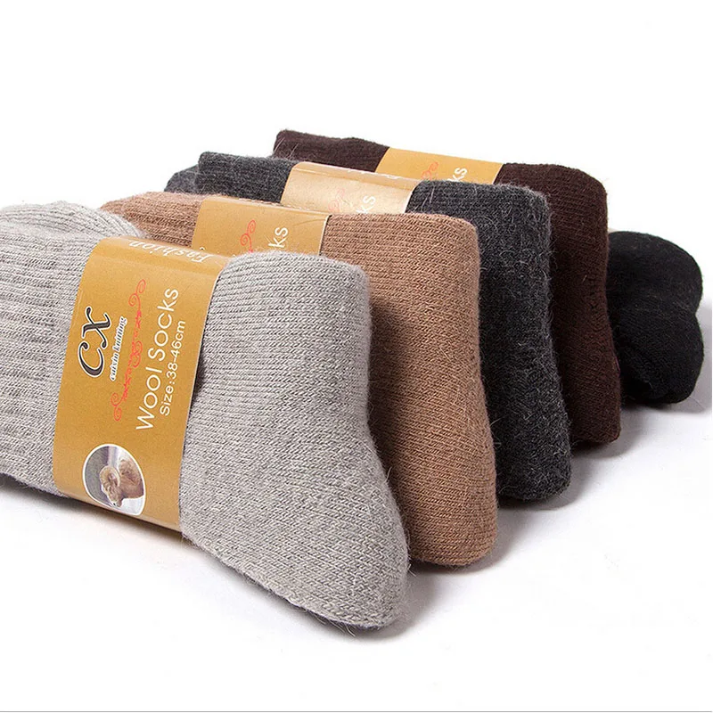 1-pairs-2017-New-Winter-Fashion-Wool-Socks-Solid-Color-Warm-Thick-Men-Sock-Brand-pure