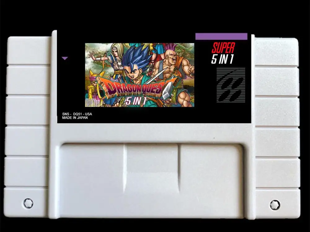 

Dragon Quest 5 in 1 for 46 pins NTSC console