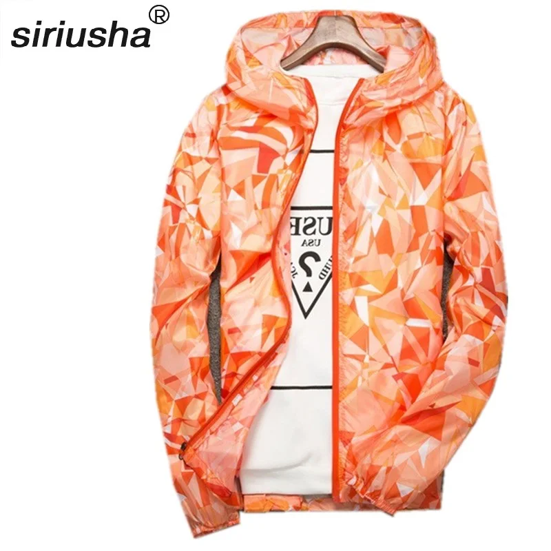 

Ultra Thin 2019 Skin Shirt Spring And Summer Waterproof Trench Hooded Sunscreen Coat Women Breathable Quick-drying Jacket S109