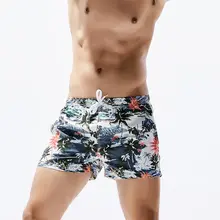 Floral Mens Board Shorts Men Beach Swimsuit Short Male Bermudas Beachwear Bathing Suit Quick Dry Runnig pants Sport GYM clothes