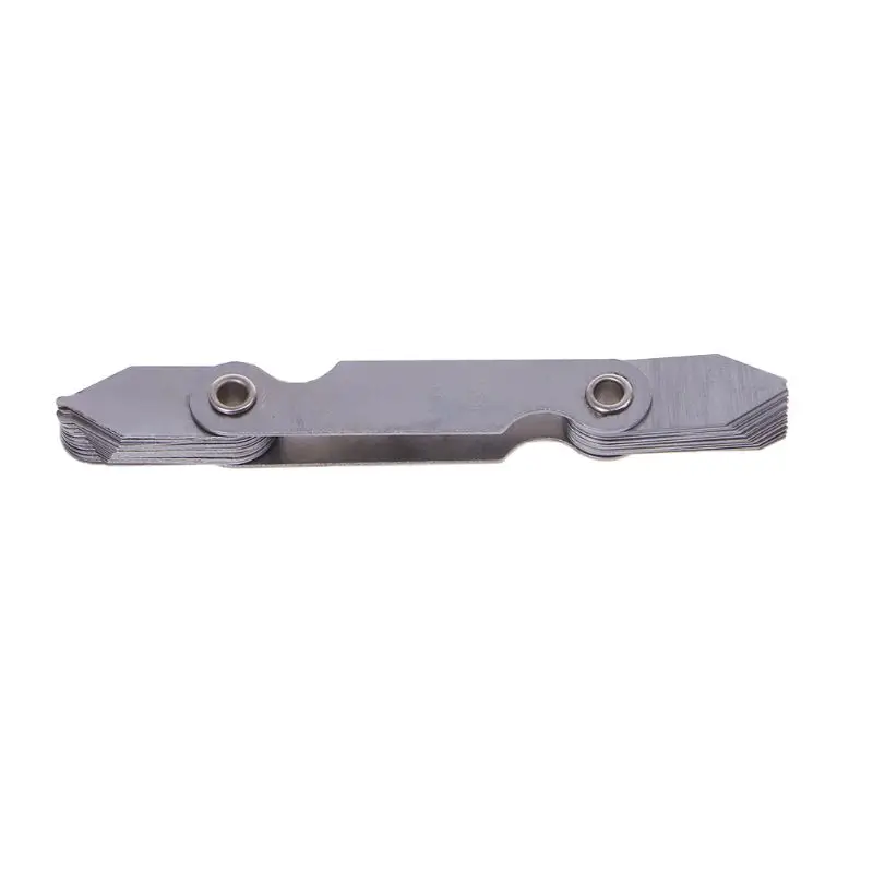 R1-6.5A7C10 Radius Gauge Fillet Gauge образец R Gauge с 1-6,5 лезвия диапазон для промышленных измерений Деревообработка Инструмент