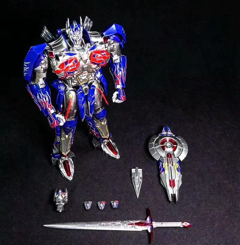 Transformationiron Ut Knight Column Movie 5 R 02 Optimus Op Night Patrol Dark Black Natural Disaster Pvc Figure Model Kid Toys Transformer Robot Aliexpress