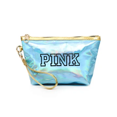 Лазерная мини-женские розовые поясная сумка vs любовь девушка женские кошельки поясная сумка мини женщины пляжная сумка Q-02 - Цвет: Lake Blue
