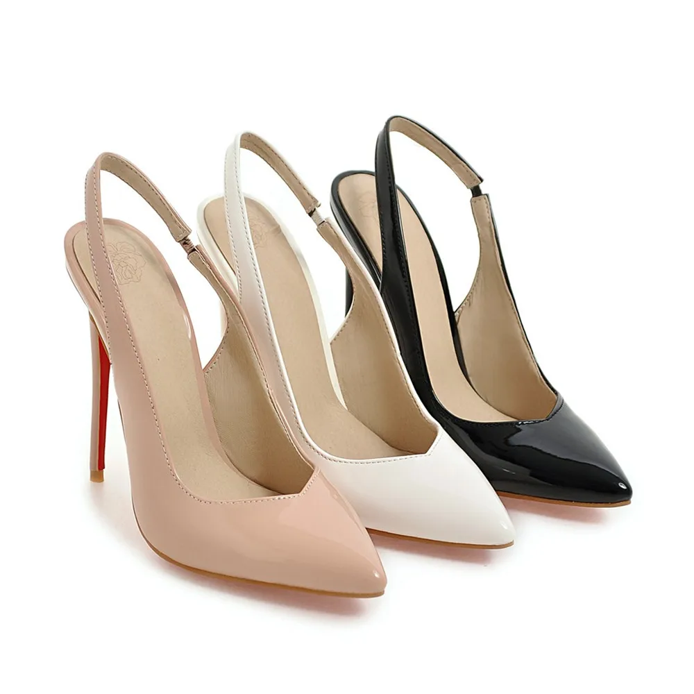 MEMUNIA 2019 hot sale stiletto high heels pointed toe shoes women spring autumn buckle wedding party elegant pumps ladies shoes