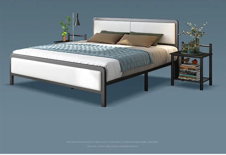Рама DYMASTY металлическая кровать железная кровать современный дизайн кровать/мода king/queen Размер мебель для спальни