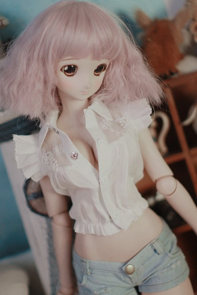 Sd msd dd bjd кукла костюм рубашка и короткие штаны-1/3 1/4