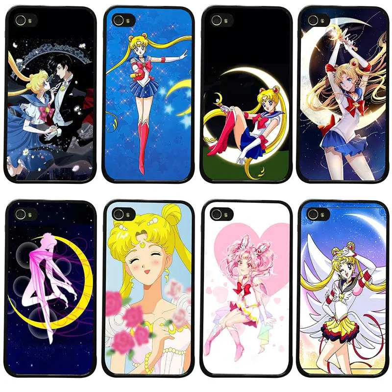 Mobile Phone Case Hard Plastic Cover Protect for iphone 8 7 6 6S Plus X XR XS Max 5S 5 SE 4 4S Fashion Anime Sailor Moon Girl |