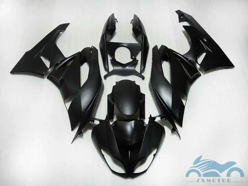 Custom Motorcycle fairings kit for KAWASAKI Ninja ZX6R 2009 2011 2012 sports fairing kits ZX 6R 636 09-12 matte black bodyworks |