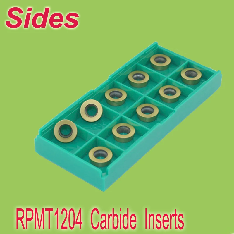 

Free Shiping RPMT1204 Carbide Rotating Milling Inserts Cutter Tips For Face Mill EMR EMRW Series