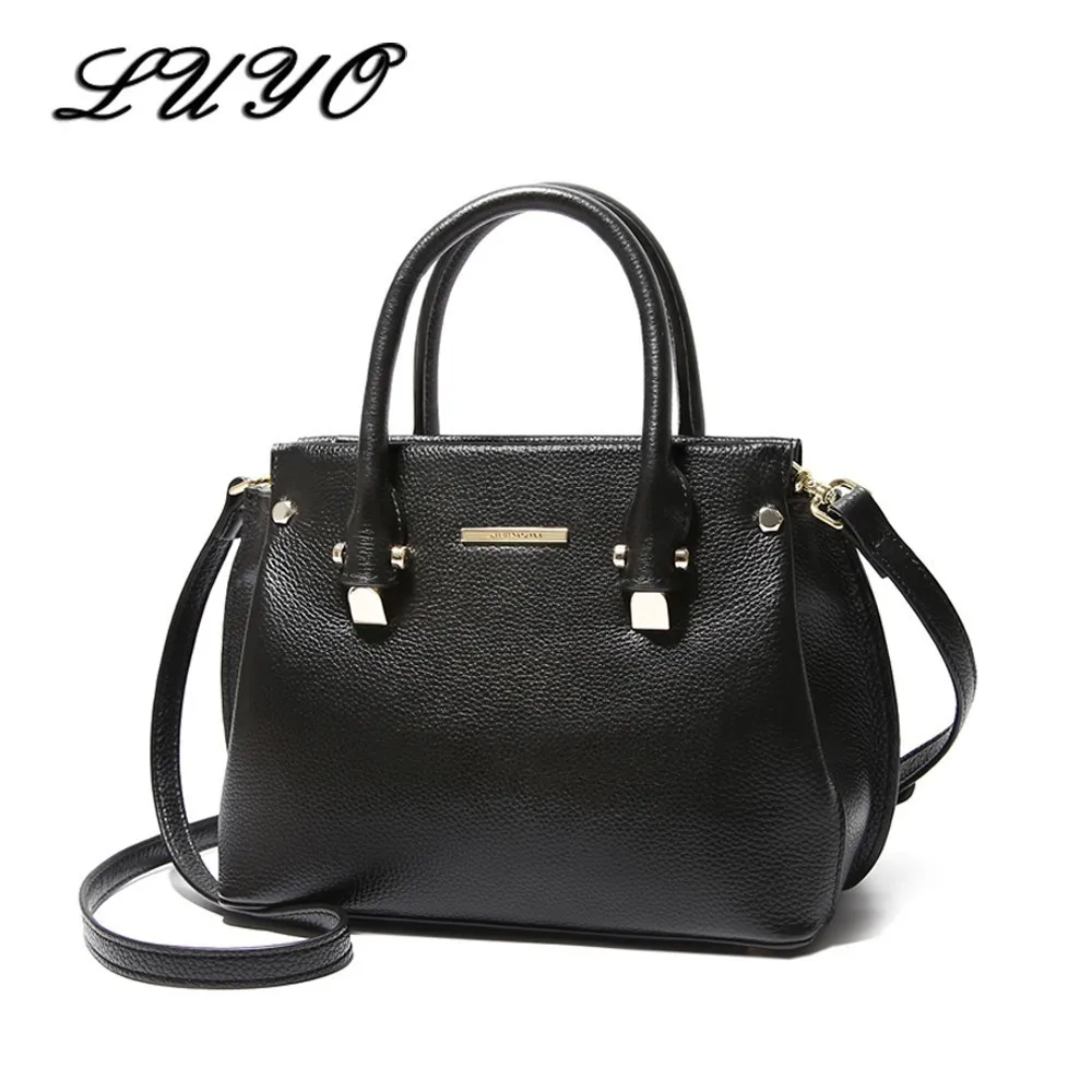 

LUYO Brand Fashion Genuine Leather Bag Women Messenger Bags Designer Bolsa Luxury Handbags Bolsos Mujer Shoulder Crossbody Bags