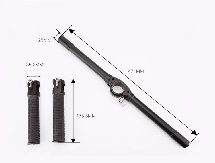 Zhiyun двойной ручной расширенный кронштейн рукоятки для Crane 2 Стабилизатор камеры