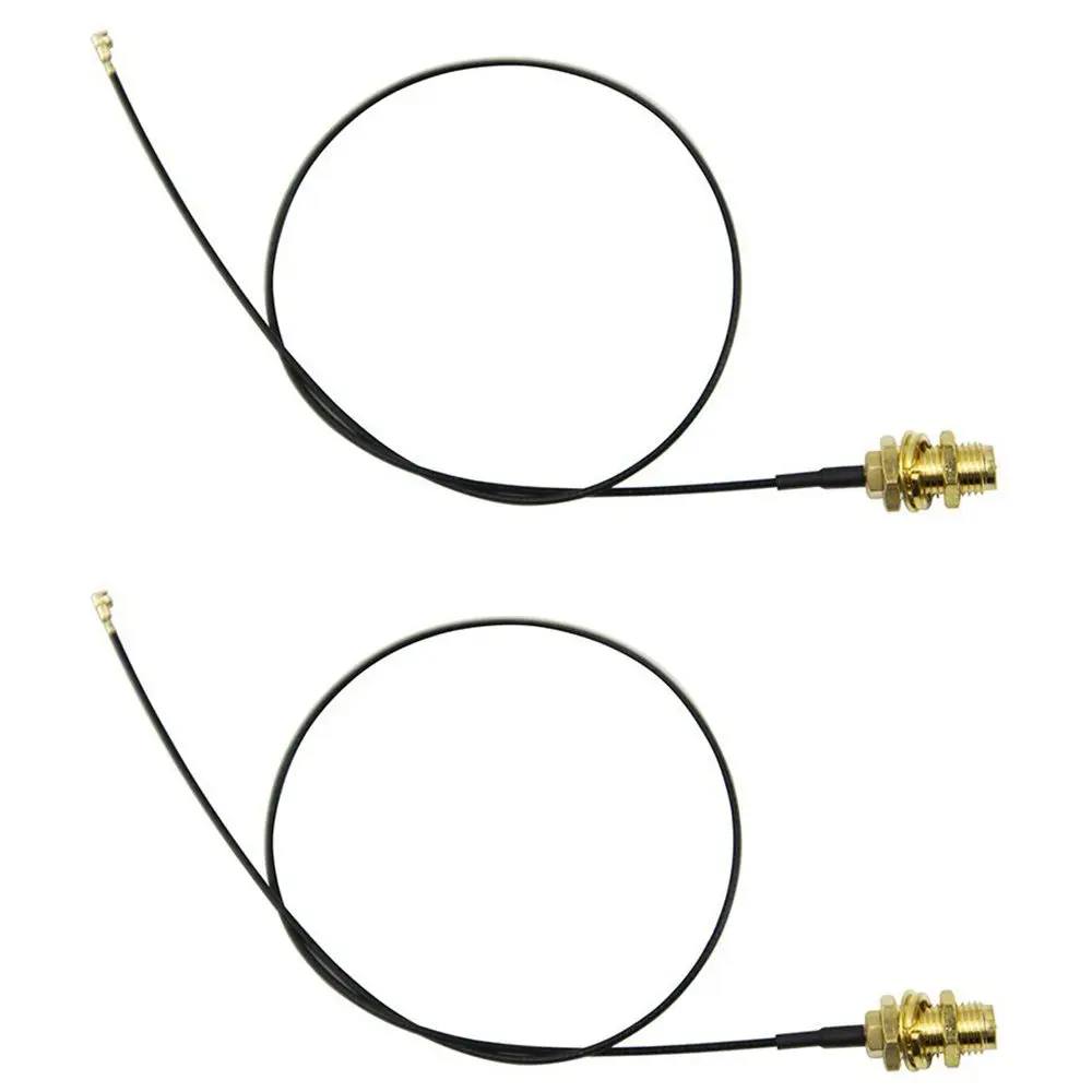 Лучшие предложения 2 x 6dBi 4 ГГц Wi Fi 5 двухдиапазонный RP SMA антенна + 2x35 см U.fl/кабель