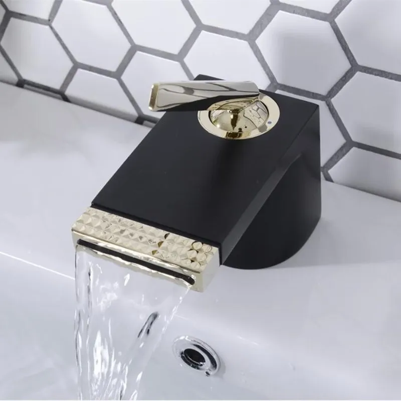 Новое поступление белый и золотой смеситель для ванной комнаты горячий и холодный кран латунь водопроводный кран раковина кран с одной ручкой водопроводный кран