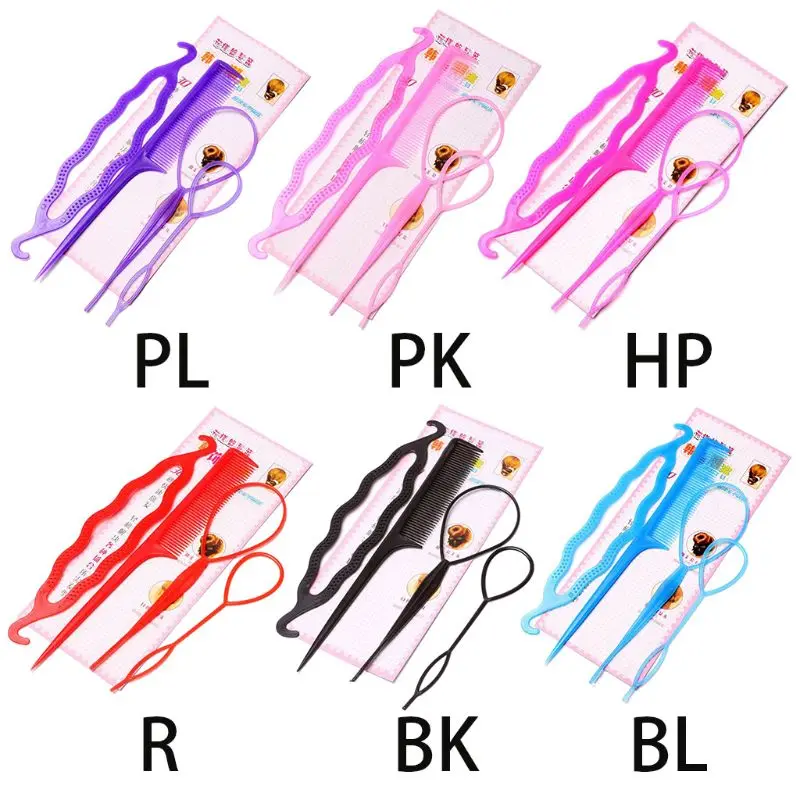 4Pcs/Set Professional Plastic Magic Hair Braiding Tools Styling Braiders Set Hair Pin Ponytail Bun Roller Maker Twist Curler Kit 4Pcs/Set Professional Plastic Magic Hair Braiding Tools Styling Braiders Set Hair Pin Ponytail Bun Roller Maker Twist Curler Kit