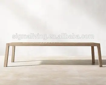 

New arrival elegant design all weather outdoor furniture luxury teak solid wood low rectangular dining table