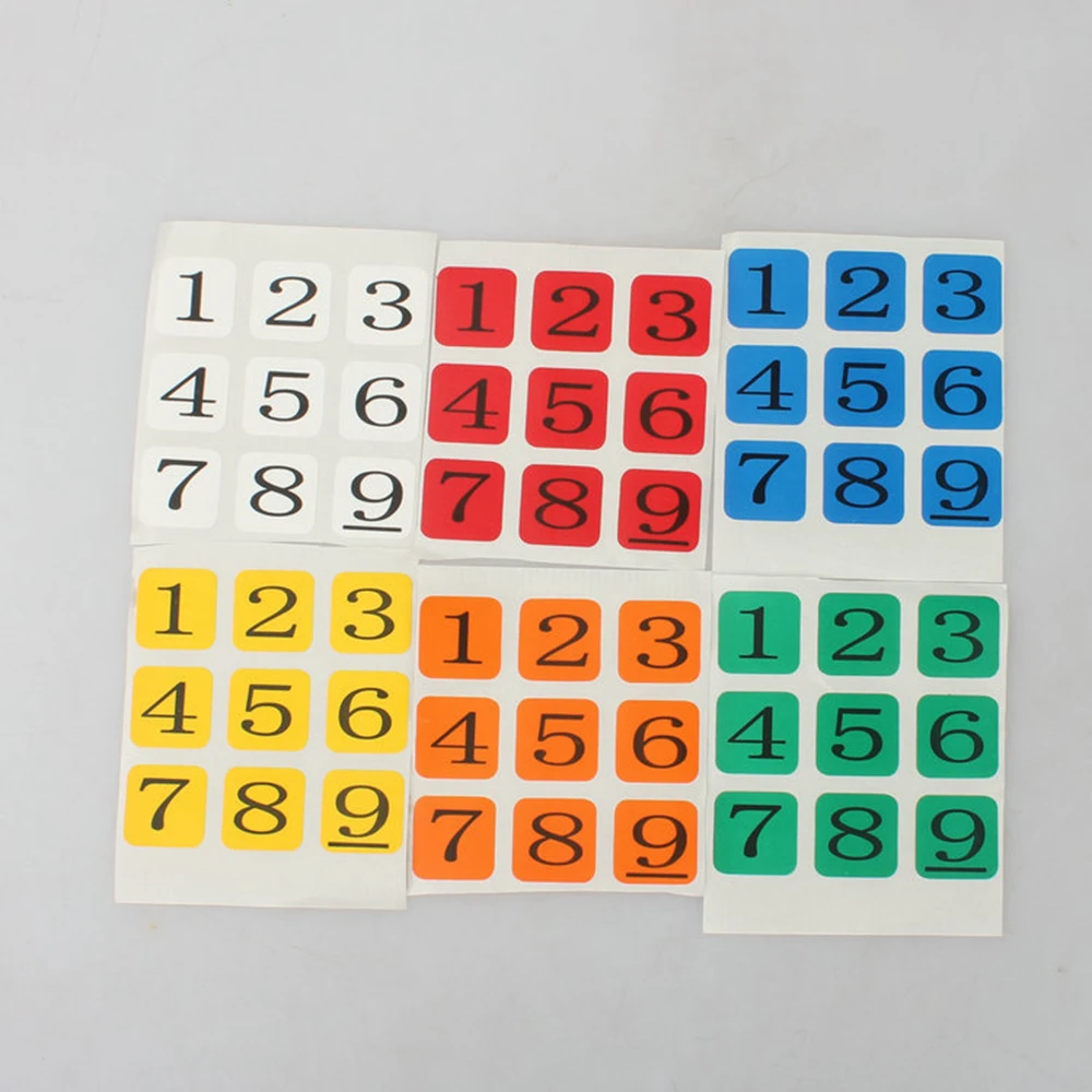 Cubetwist ABS DIY номер куб стикер для 57 мм 3x3x3 скорость волшебный головоломка кубики|cube