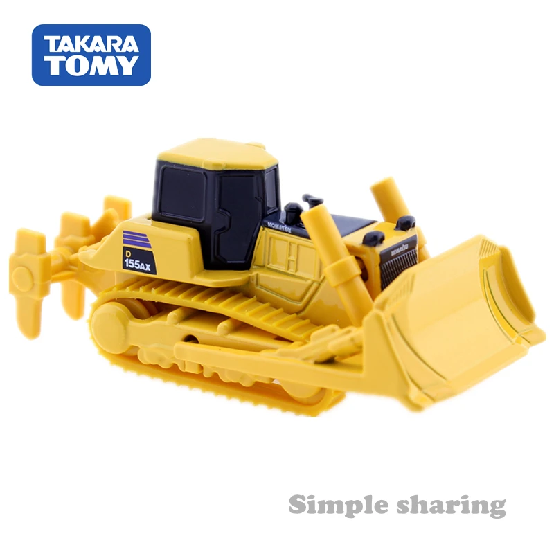 Takara Tomy Tomica № 56 бульдозер Komatsu D155 масштаб 1:109 строительный автомобиль литая