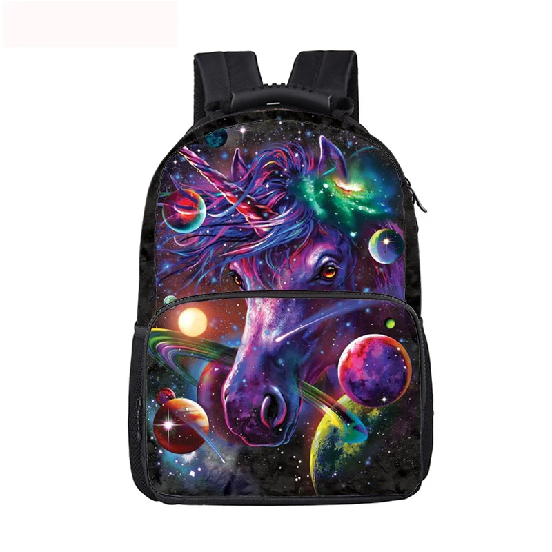 

Cartoon SchoolbagsChildren School Bags Galaxy Unicorn Backpack For Teenage Girls Boys Kawaii Kids Book Backpack Best Gift