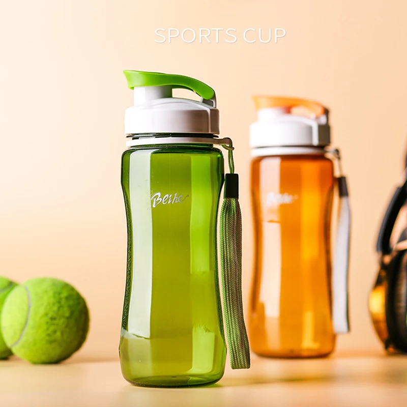 Sports Water Bottle Portable Plastic Water Bottle Leak Proof Outdoor Bicycle Hiking Gym Drinking Bottle Drinkware (6)