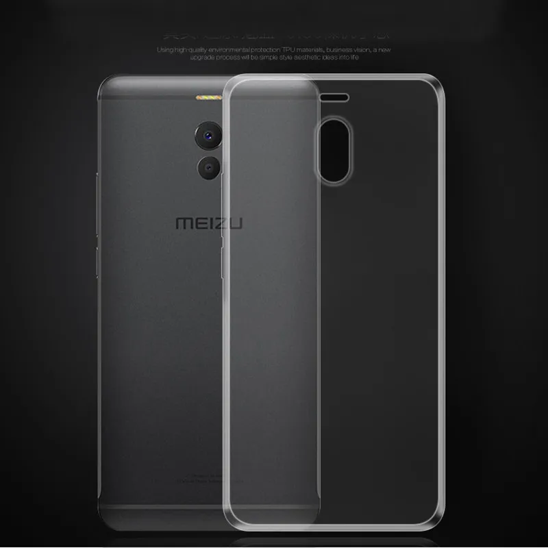 Transparen Case for mei zu pro7 plus m5 m6 note TPU back cover meilan mini m3 6 black Cases phone |