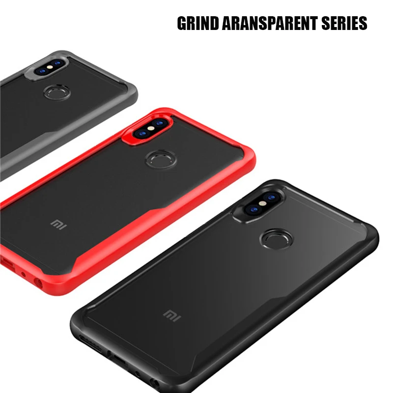 

For XiaoMi Mi 8 Mi8 SE Case Soft Silicone+Transparent PC Armor Back cover Case for XiaoMi Mi 8 SE Full Cover Mi8 SE Phone Shell