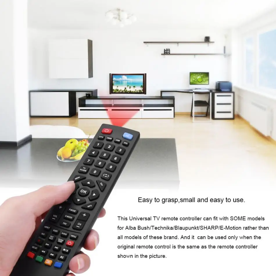 Универсальный пульт управления Smart TV для Alba Bush/Technika/Blaupunkt/SHARP/E Motion|Пульты ДУ| |