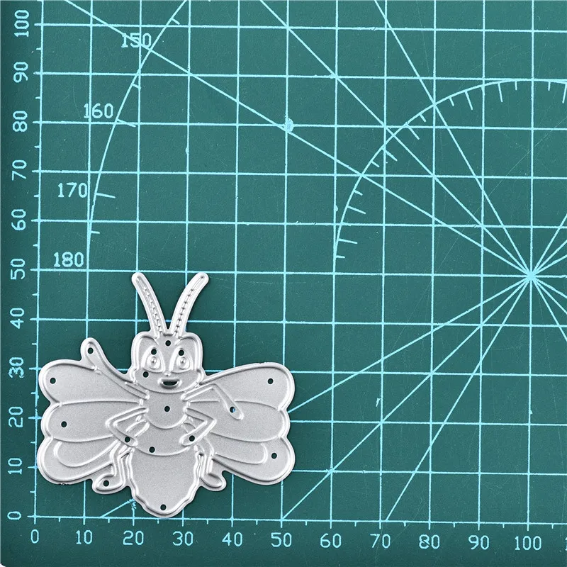 

Naifumodo Happy Bee Metal Cutting Dies New 2019 for Craft Dies Scrapbooking Embossing Stencil DIY Die Cut Card Decoration