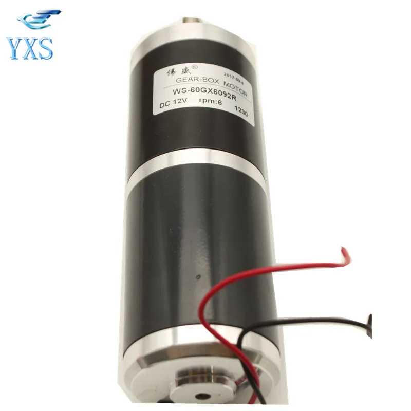 

DHL Free 60GX6092R DC 24V 5RPM 11RPM 23RPM 50RPM 85RPM 137RPM 185RPM 260RPM 312RPM Permanent Magnet DC Planetary Gear Motor