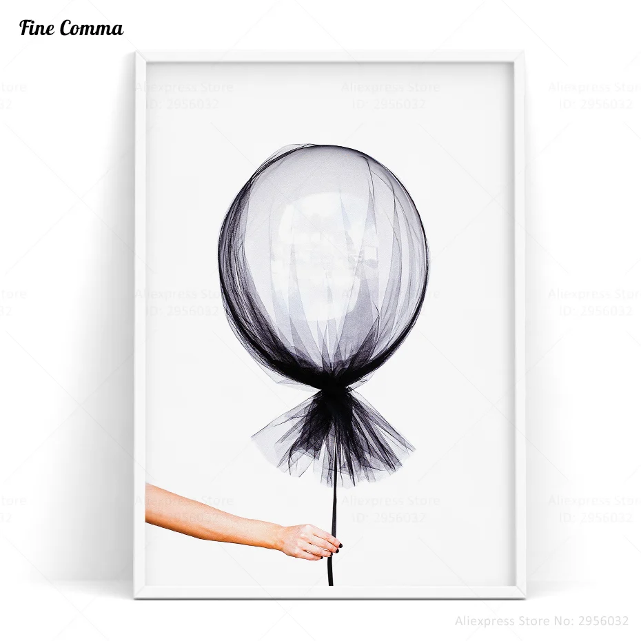 

Posters and Prints Dream Up Balloon Scandinavian Decor Nordic Art Poster Wall Picture for Living Room Wall Art Canvas Print
