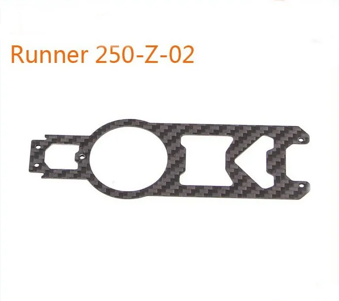 Оригинальный Walkera Runner 250 запасных частей верхняя основная плата бегун 250-Z-02 углеродное волокно доска