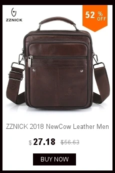 ZZNICK Сумки из натуральной кожи мужские сумки на плечо модные сумки маленькие мужские кожаные сумки 6018