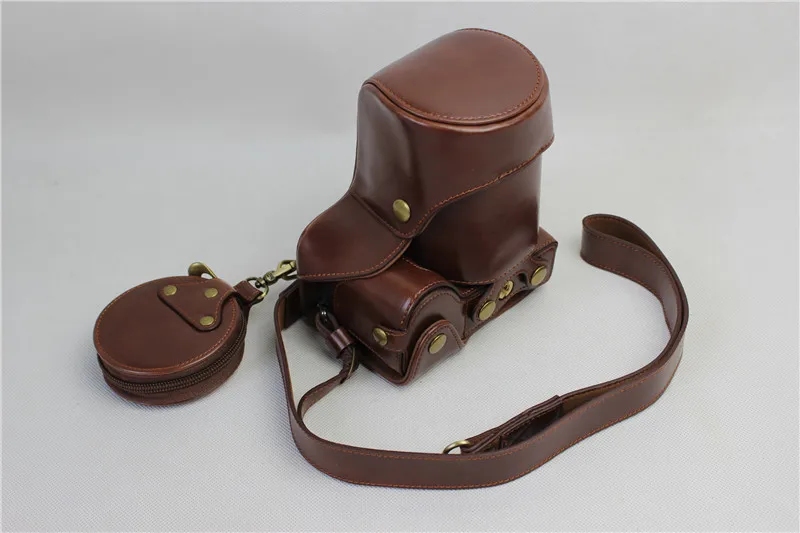 leather camera case