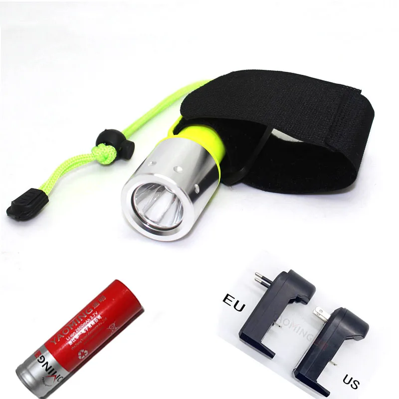 2300LM CREE XM L T6 Дайвинг свет LED 10 Вт 3 режима перезаряжаемая подводная лампа факел