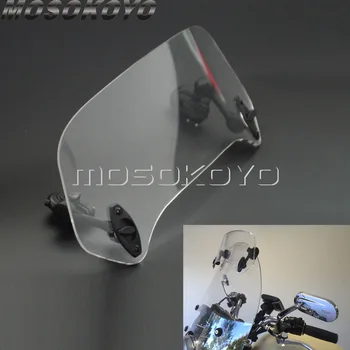 

Universal Adjustable Screen Clear Smoke Extension Windscreen Windshield Spoiler Air Deflector for Scooter Triumph Honda VTX Tour