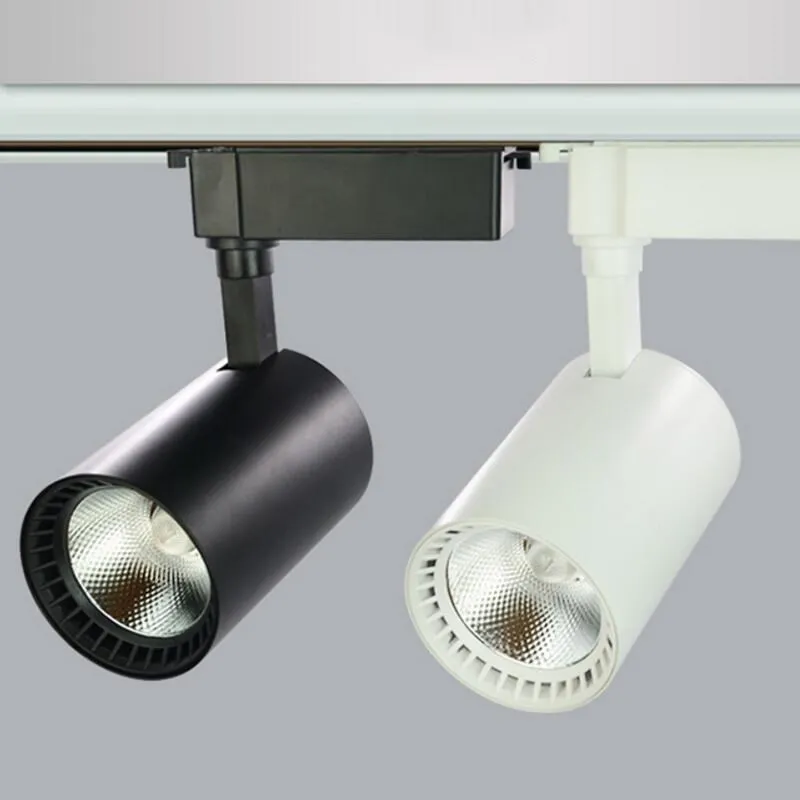 High Power 20W/30W COB LED rail light LED rail spot light ...