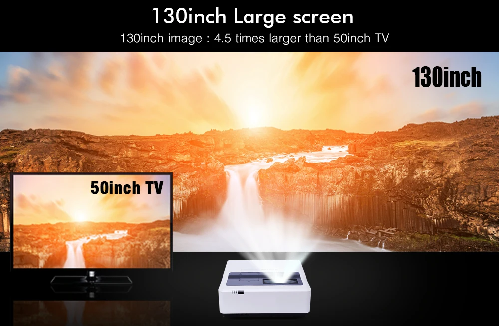 BYINTEK CLOUD K9 Ultra Short throw Daylight HLD 3LCD Video Movie 1080P FUll HD Projector for Home Theater Education Business (6)