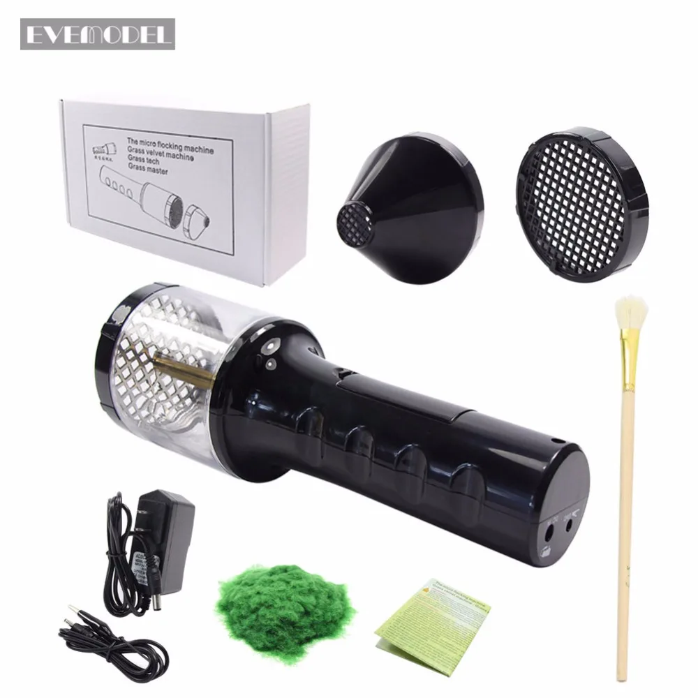

Mini Flocking Machine Static Grass Master Applicator Battery Powered or Chargeable O HO N Scale Train Wargames Model Scenery GJ06