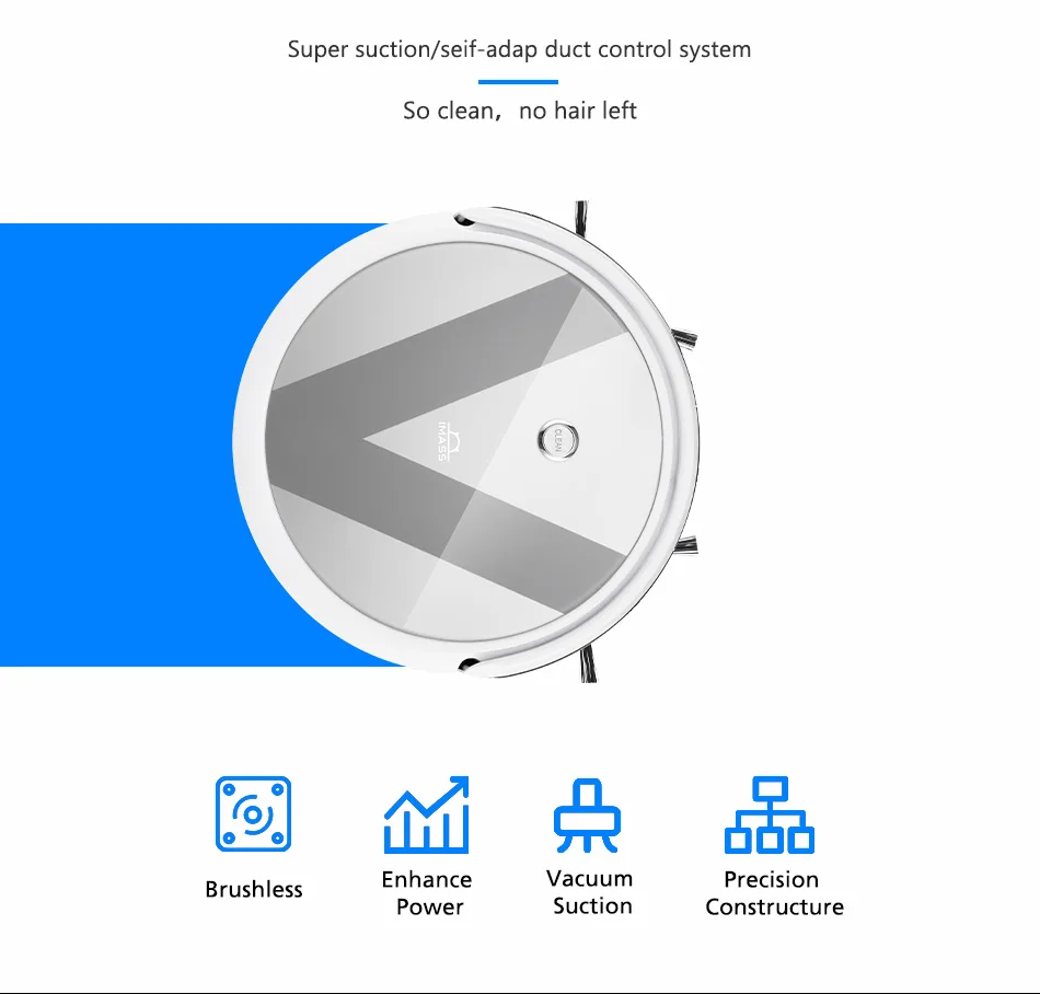 IMASS робот пылесос умный дом Автоматический робот-пылесос приложение Wifi Пульт дистанционного управления для бытовой машина для уборки пыли
