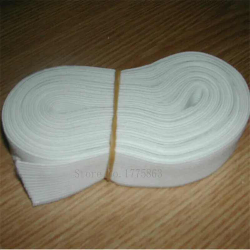 

3/4" 20mm White Woven Flat Knitted Elastic Craft Sewing - 5 metres AA7622