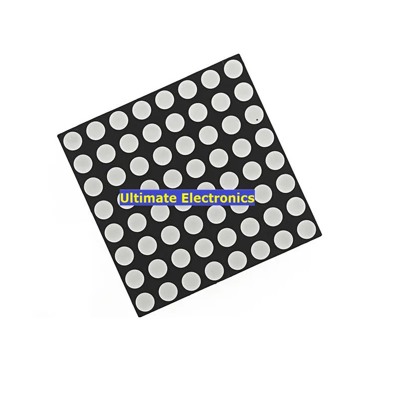 

10pcs 8*8 LED dot matrix 1088AS 3mm Common cathode Common anode bright red 1088BS/HSN-1088UR 32*32mm