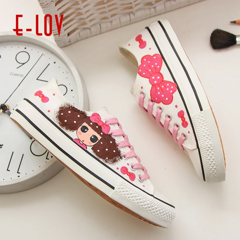 D'impression Mignon Motif D090 Femmes Marque Casual De Mode d091 Sneaker Toile Filles Dentelle E D'été Coréenne Belle d096c d089 up lov Chaussures Coins SPH5xzZ